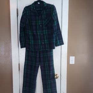 Old Navy Kids  Unisex Flannel PJ Set size XL